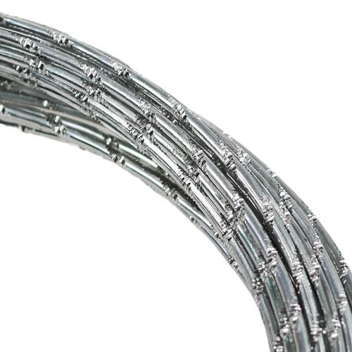 Artículo Hilo de aluminio diamante plata 2mm 10m