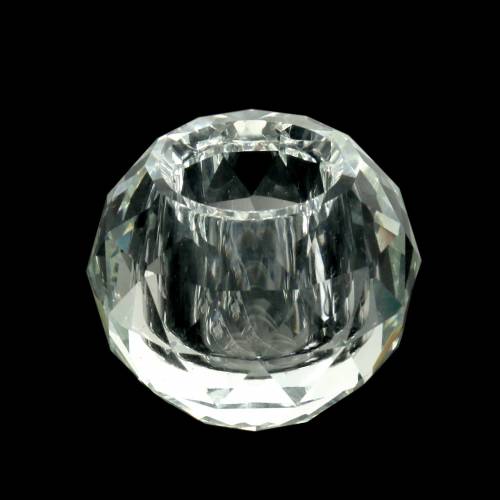 Artículo Portavelas diamante claro Ø5cm decoracion mesa