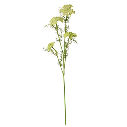 Artículo Planta artificial de eneldo con tallo largo flor de prado verde blanco 87cm