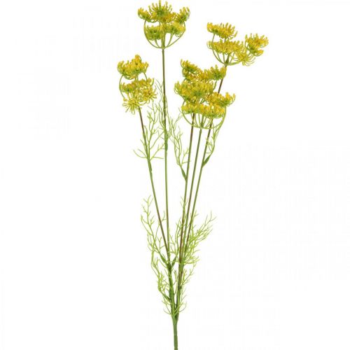Artículo Eneldo amarillo Planta de hierba artificial Eneldo para decorar L80cm