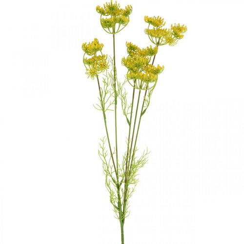 Eneldo amarillo Planta de hierba artificial Eneldo para decorar L80cm