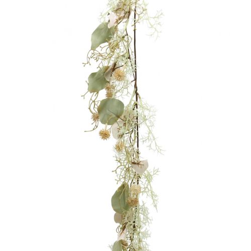 Guirnalda de cardo Guirnalda de decoración de plantas artificiales de cardo globo 127cm