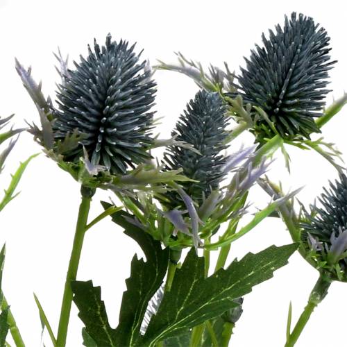 Floristik24 Cardo flor artificial azul 70cm