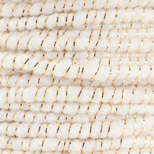 Artículo Hilo de mecha glamour blanco / dorado con alambre 33m