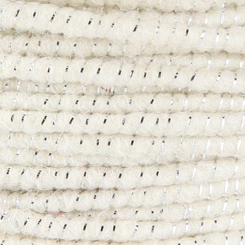 Artículo Hilo de mecha Glamour Blanco/Plata con alambre 33m