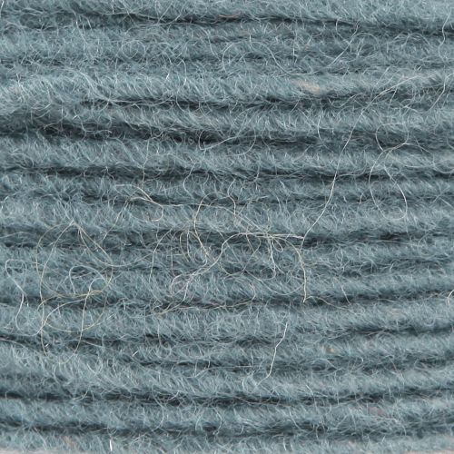 Floristik24 Hilo de mecha cordón de lana cordón de fieltro azul gris Ø3mm 100m