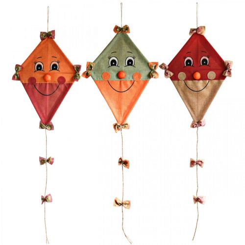 Floristik24 Deco dragón para colgar decoración otoño yute clasificado 40×55cm 3uds
