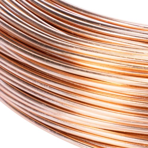Rollo de alambre de aluminio para manualidades y floristería, 60 m, 500 g | Floristik24.es