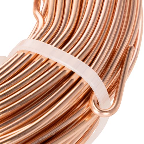 Rollo de alambre de aluminio para manualidades y floristería, 60 m, 500 g | Floristik24.es