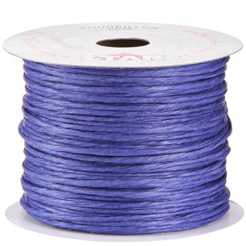 Floristik24 Cable envuelto 50m azul oscuro