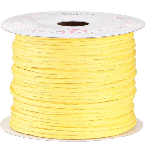 Floristik24 Cable envuelto 50m amarillo