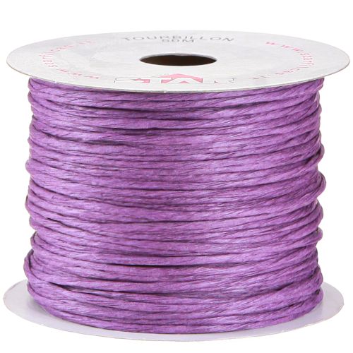 Floristik24 Cable envuelto 50m morado