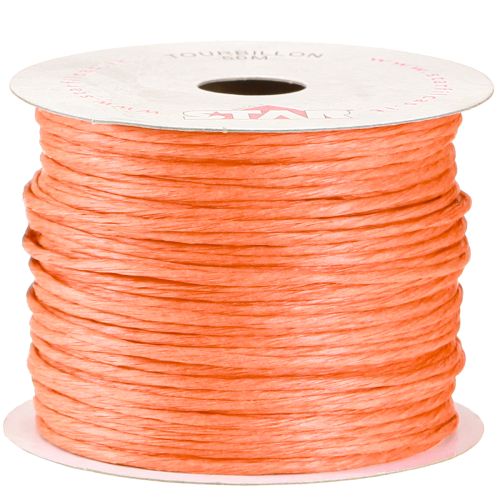 Floristik24 Alambre envuelto 50m Naranja