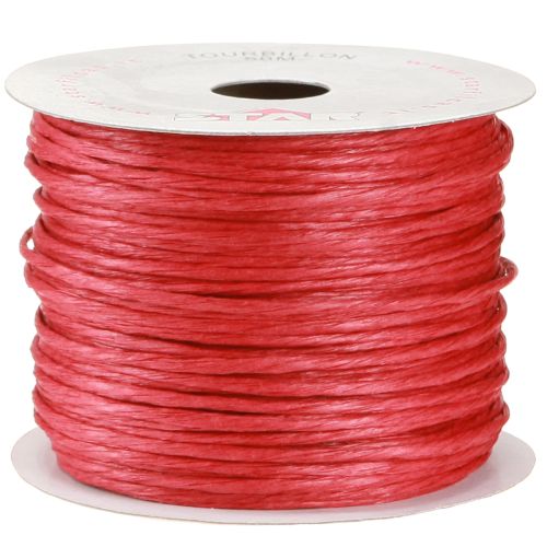 Floristik24 Cable envuelto 50m rojo