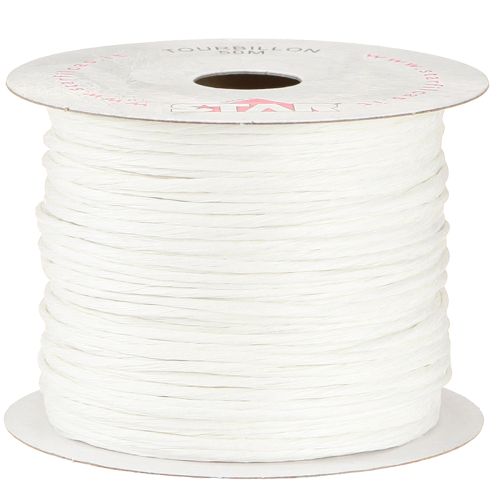 Floristik24 Cable envuelto 50m blanco