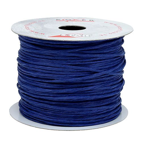 Floristik24 Cable envuelto 50m azul oscuro