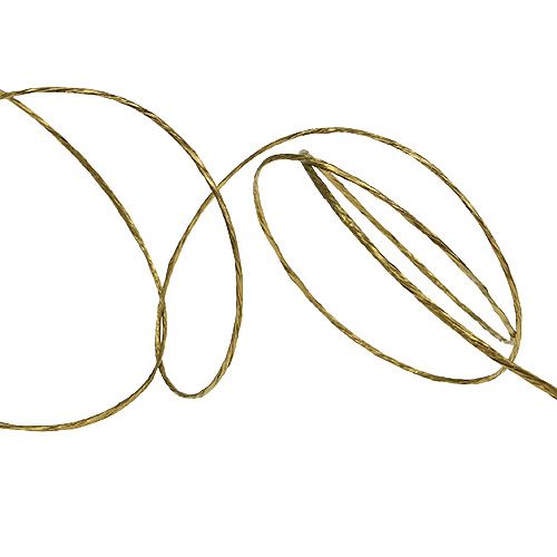 Artículo Alambre enrollado alrededor de 50 m de oro.