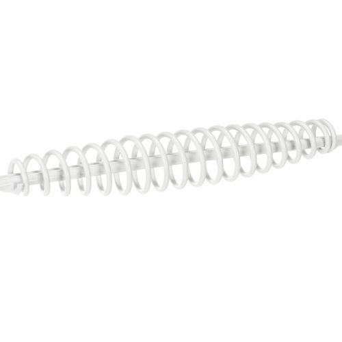 Artículo Cesta de alambre con asa, metal blanco, Ø25/30/35cm, juego de 3