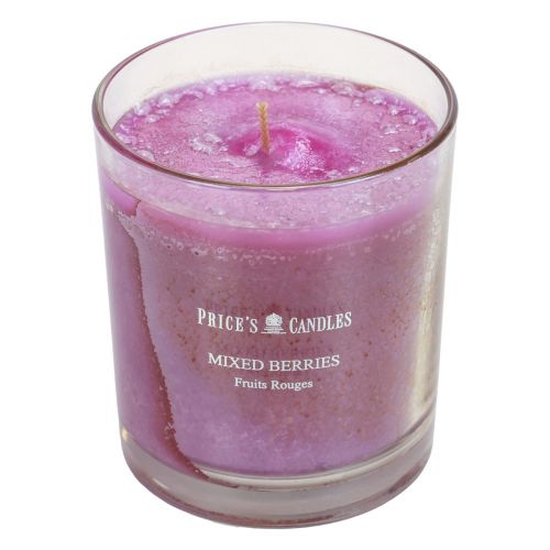 Vela perfumada en vaso aroma de verano mezcla de bayas violeta Al.8cm