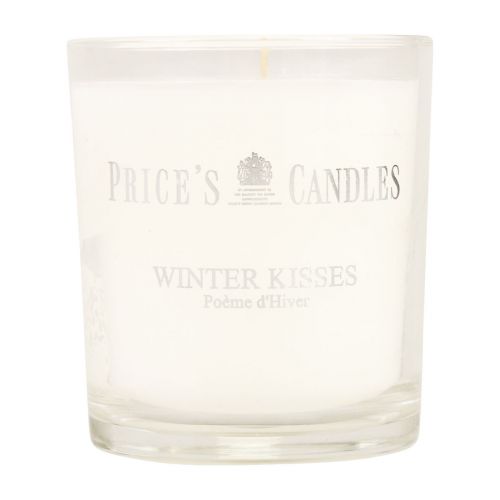 Vela perfumada en vaso vela perfumada Navidad blanca Al.8cm