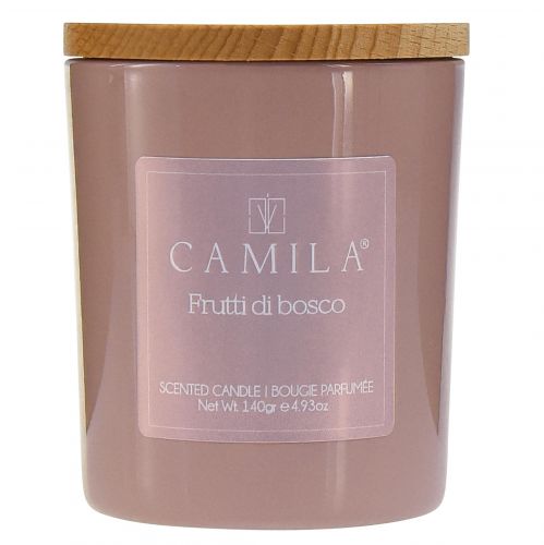Artículo Vela perfumada en vaso Camila frutos del bosque Ø7,5cm H8cm