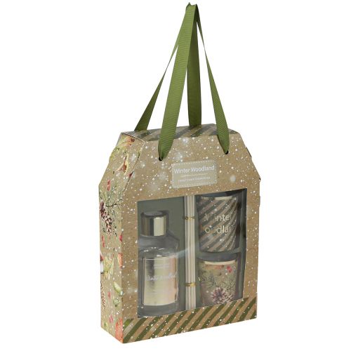 Floristik24 Velas aromáticas caja de regalo con fragancia navideña Navidad 16,5x6x21cm