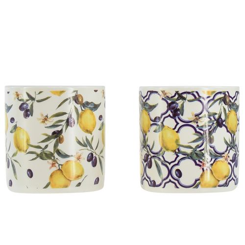 Floristik24 Velas perfumadas Vela de citronela en cerámica Ø6,5cm H6,5cm 2ud