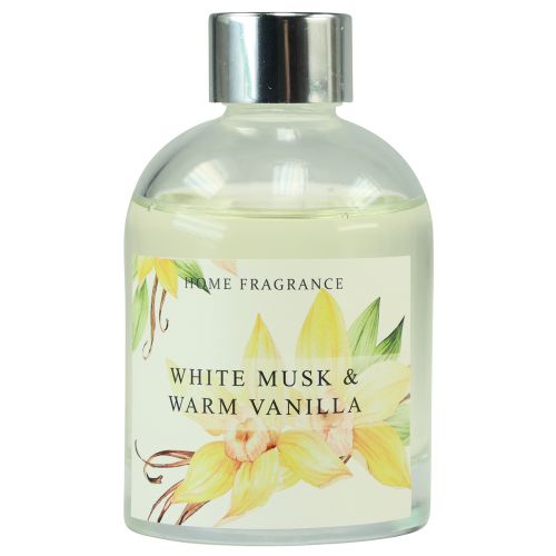 Artículo Varitas aromáticas ambientador vaso vainilla almizcle blanco 100ml