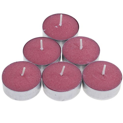 Artículo Velas perfumadas fresa, aroma candelita, vela perfumada ambiente Ø3,5cm H1,5cm 18 piezas