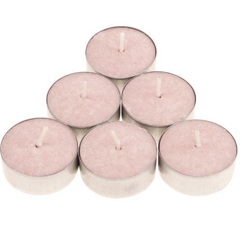 Artículo Velas aromáticas chocolate flor de cerezo, velas de té perfumadas Ø3,5cm H1,5cm 18 piezas