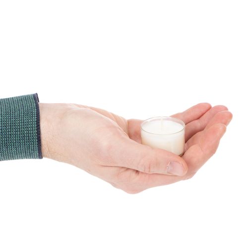 Artículo Velas de té con aroma a citronela para veladas románticas en casa o en el jardín, 25 mm, 7 h, 18 piezas