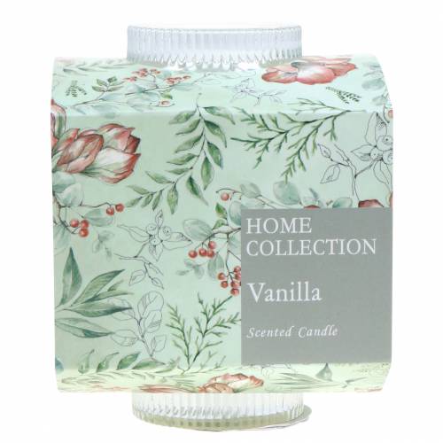 Floristik24 Vela perfumada en vaso blanco vainilla Ø8cm H10.5cm