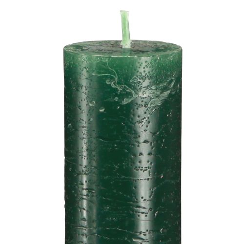 Artículo Velas lisas velas de palo verde oscuro 34x300mm 4 piezas