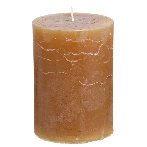 Artículo Velas de colores lisos velas de pilar caramelo 70×100mm 4 piezas