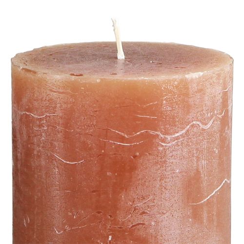 Artículo Velas de colores lisos velas de pilar caramelo 70×120mm 4 piezas