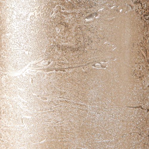 Artículo Velas de color liso platino 50x100mm 4 uds