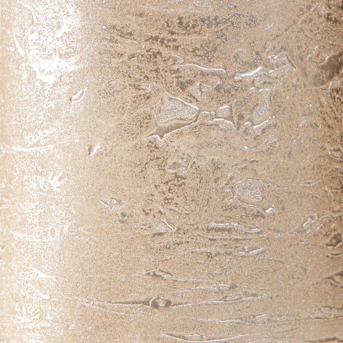 Artículo Velas de color liso platino 70x80mm 4 piezas
