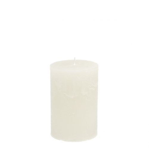 Artículo Velas unicolor blanco 60x80mm 4uds