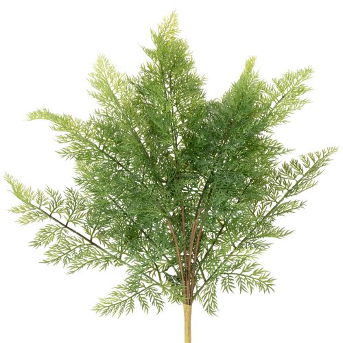 Rama de helecho artificial, con varias ramas, verde, 68 cm.