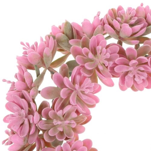 Echeverienkranz Rosa Ø18cm 4 piezas