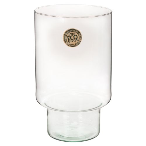 Recipiente cilíndrico de vidrio Eco Glass de 25 cm