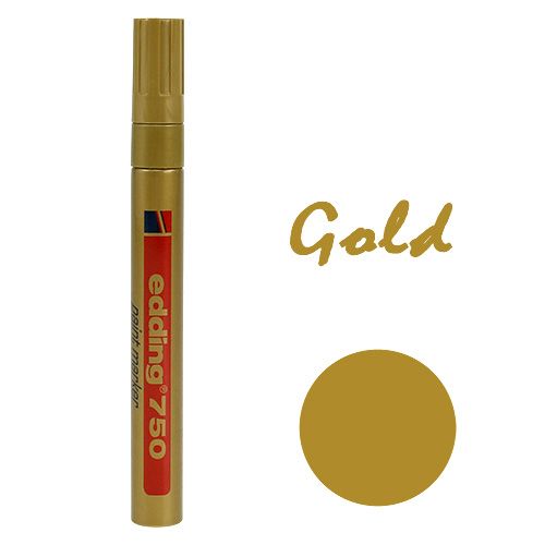 Floristik24 Marcador de pintura Edding® 750 dorado