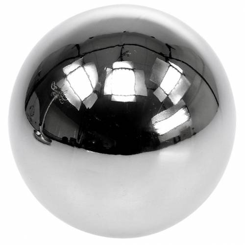 Artículo Bola decorativa acero inoxidable plata Ø10cm 4 piezas