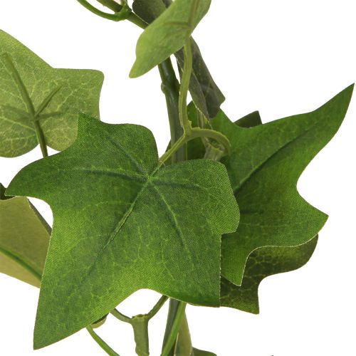 Artículo Guirnalda de hiedra artificial verde con 2 ojales, 150 cm de largo
