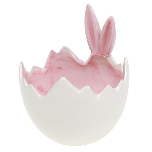Floristik24 Decoración cuenco huevo con orejas Ø7,5cm H9,5cm 3pcs