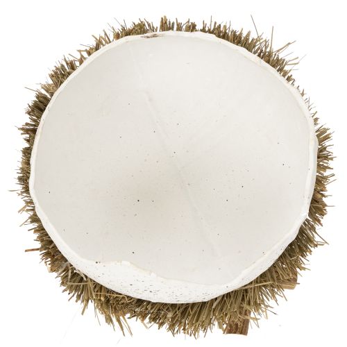 Artículo Cuenco nido de Pascua en forma de huevo para decoración primaveral 11cm 4 piezas