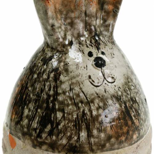 Floristik24 Huevo conejito Decoración de Pascua terracota Al. 11,5 cm