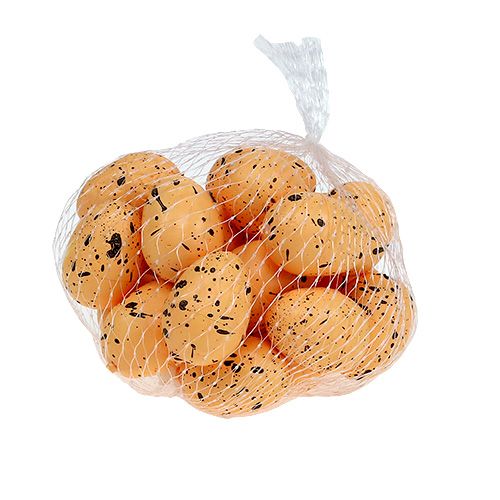 Artículo Huevo de poliestireno naranja 3,5cm 24uds