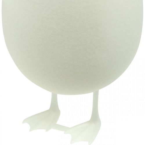 Artículo Huevo decorativo con patas Clara de huevo Decoración de mesa Figura de Pascua Al 25cm
