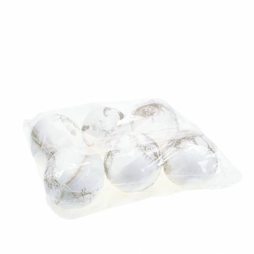 Floristik24 Huevo motivo vintage para colgar 13cm 6pcs